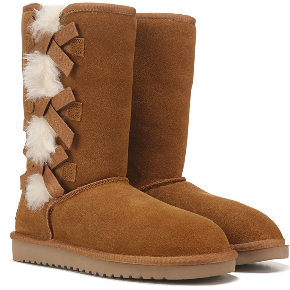 UGG Koolaburra tan bow boots - Picture 2 of 14